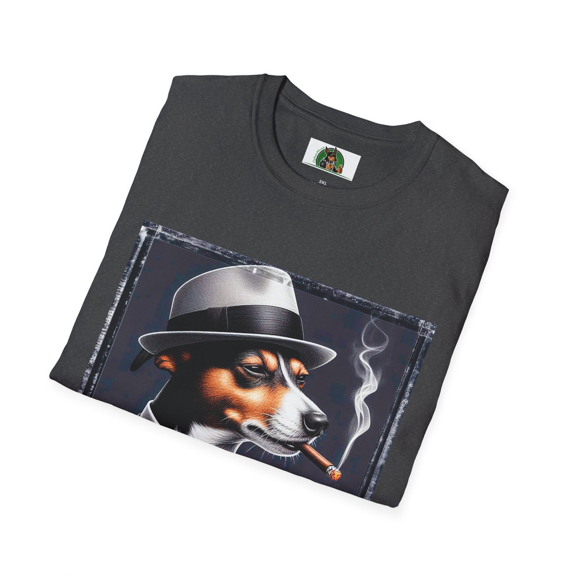 Rat Terrier T-Shirt cigars T-Shirt Printify