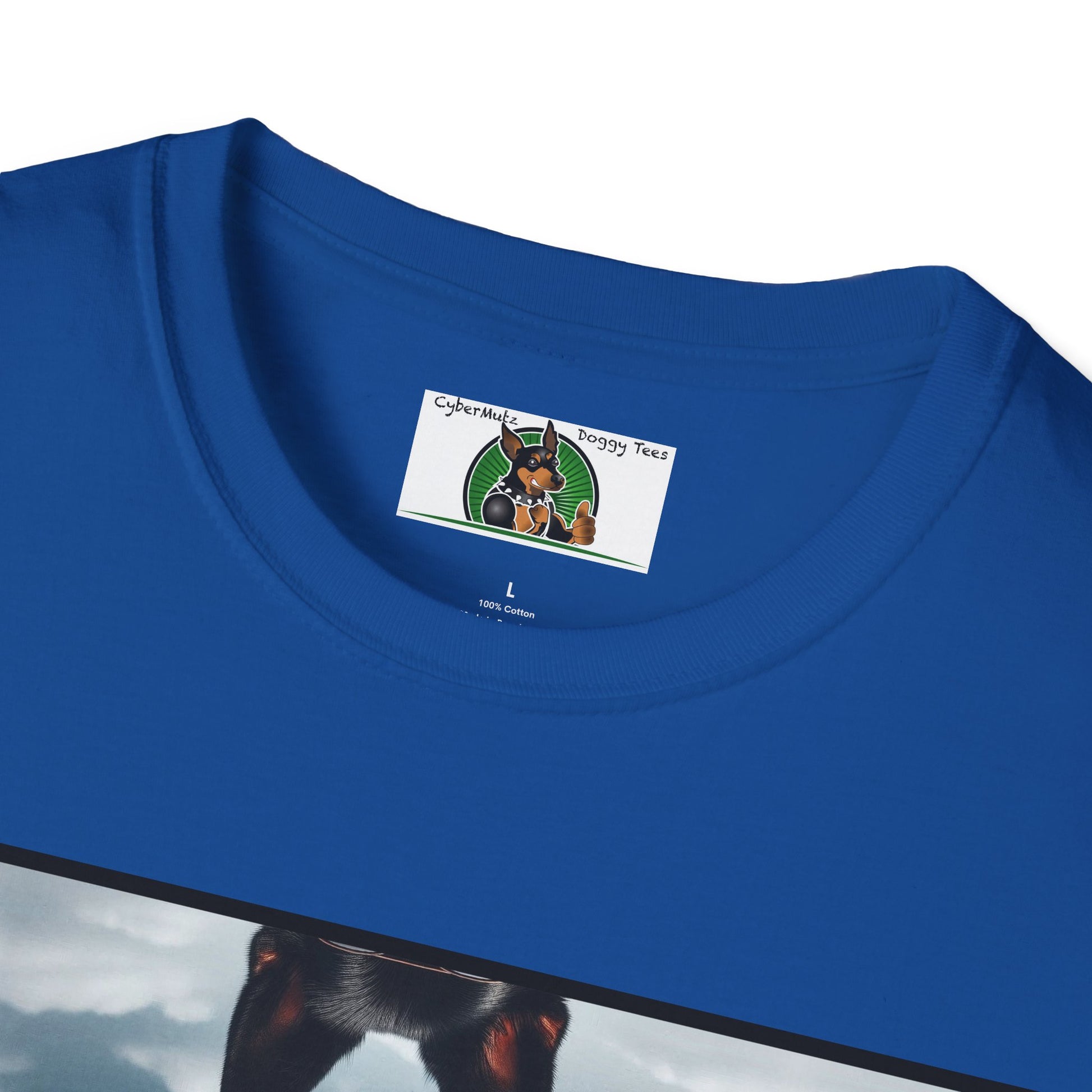 German Shepherd Agent Dog Unisex Softstyle T-Shirt T-Shirt Printify