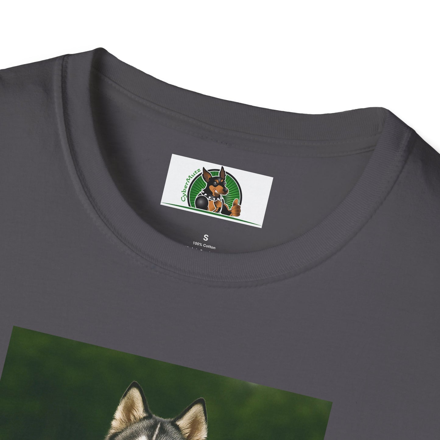 Husky Playing Golf T-Shirt — Sports Dog Tee T-Shirt Printify