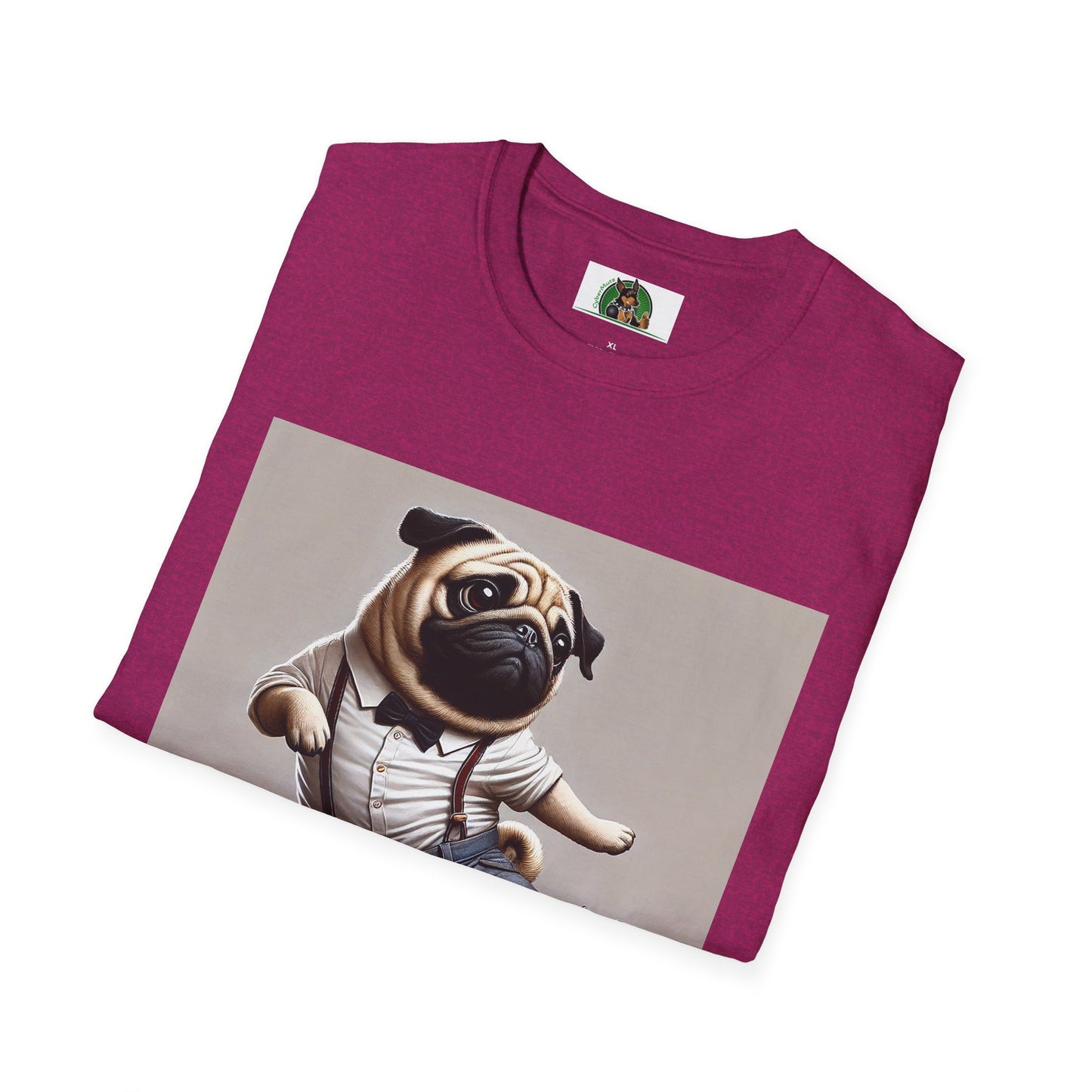 Dancing Pug T-Shirt - Fun and Playful Tee for Dog Lovers