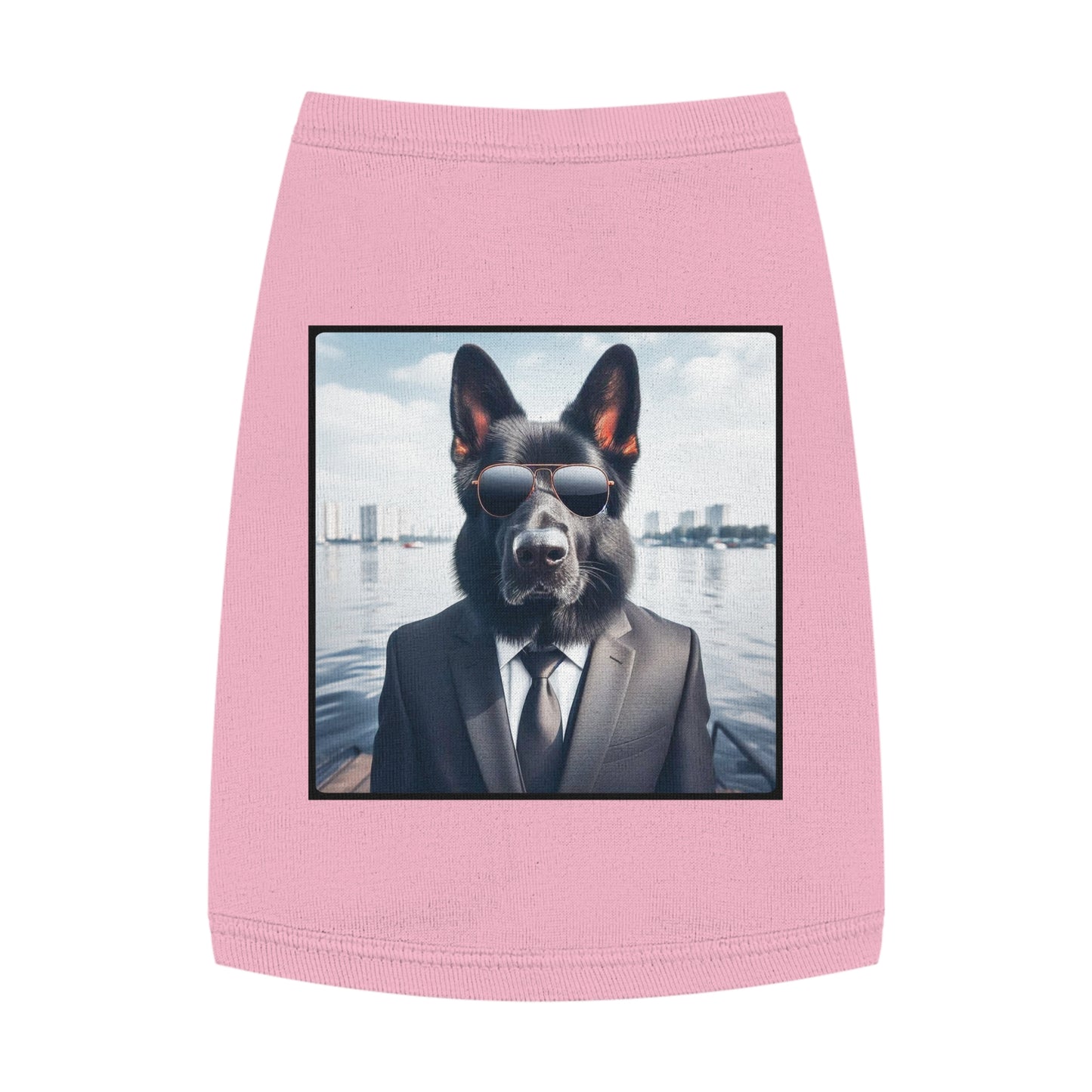 Pet Tank Top German Shepherd Pets Printify M Pink 