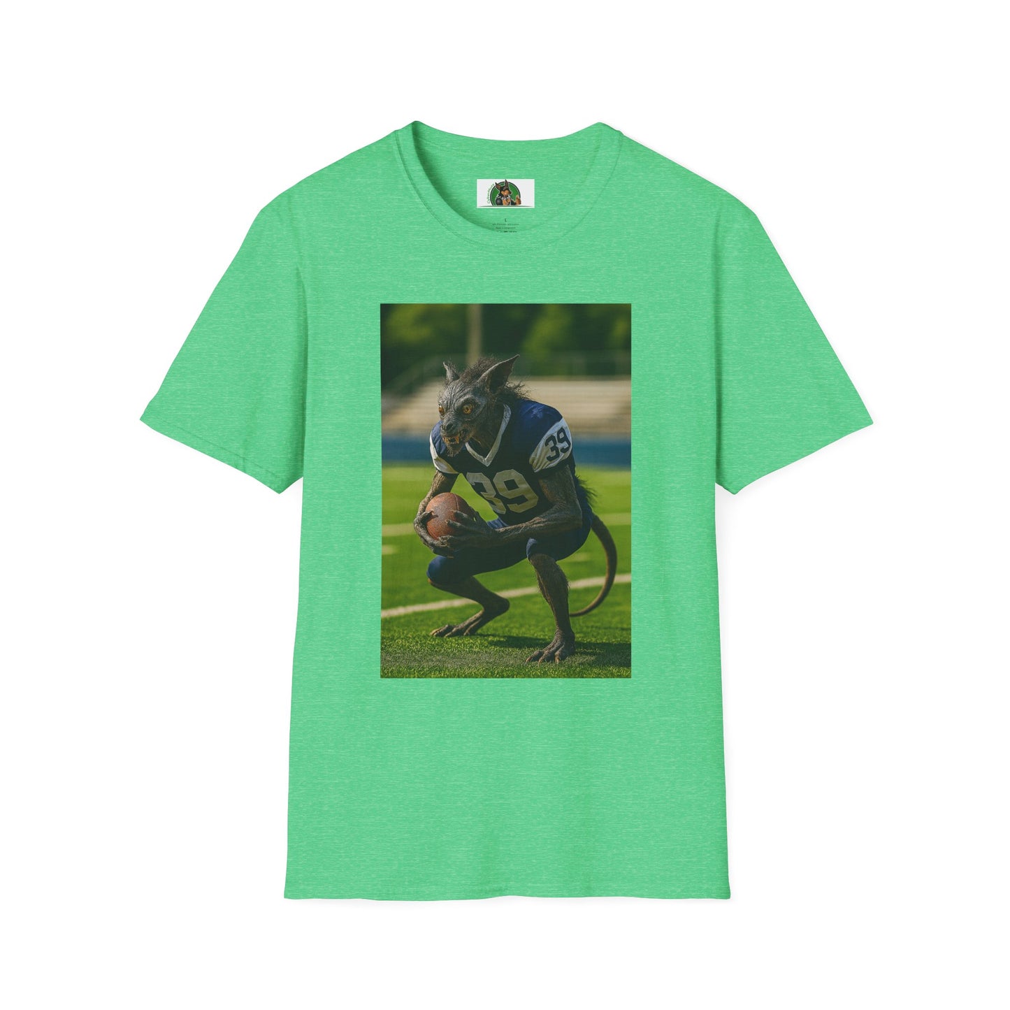 Chupacabra Sports T-Shirt Football T-Shirt Printify Heather Irish Green S