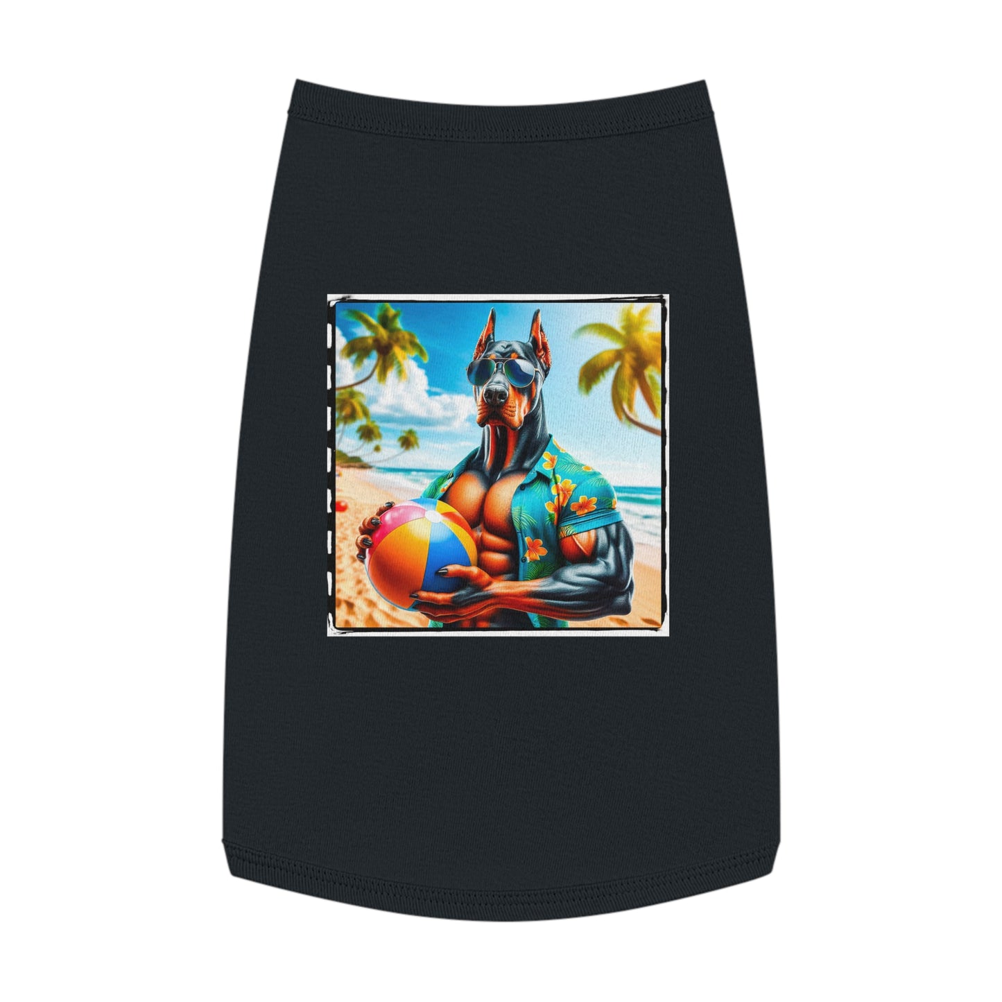 Pet Tank Top Doberman Pets Printify   