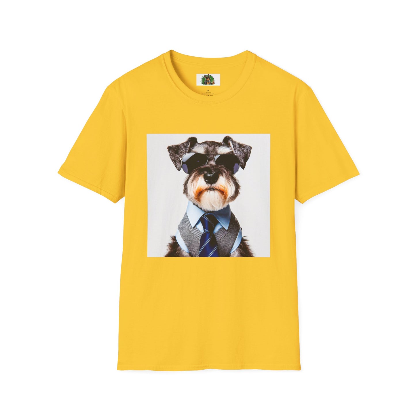 Schnauzer T-Shirt with Miniature Schnauzer Design T-Shirt Printify S Daisy 