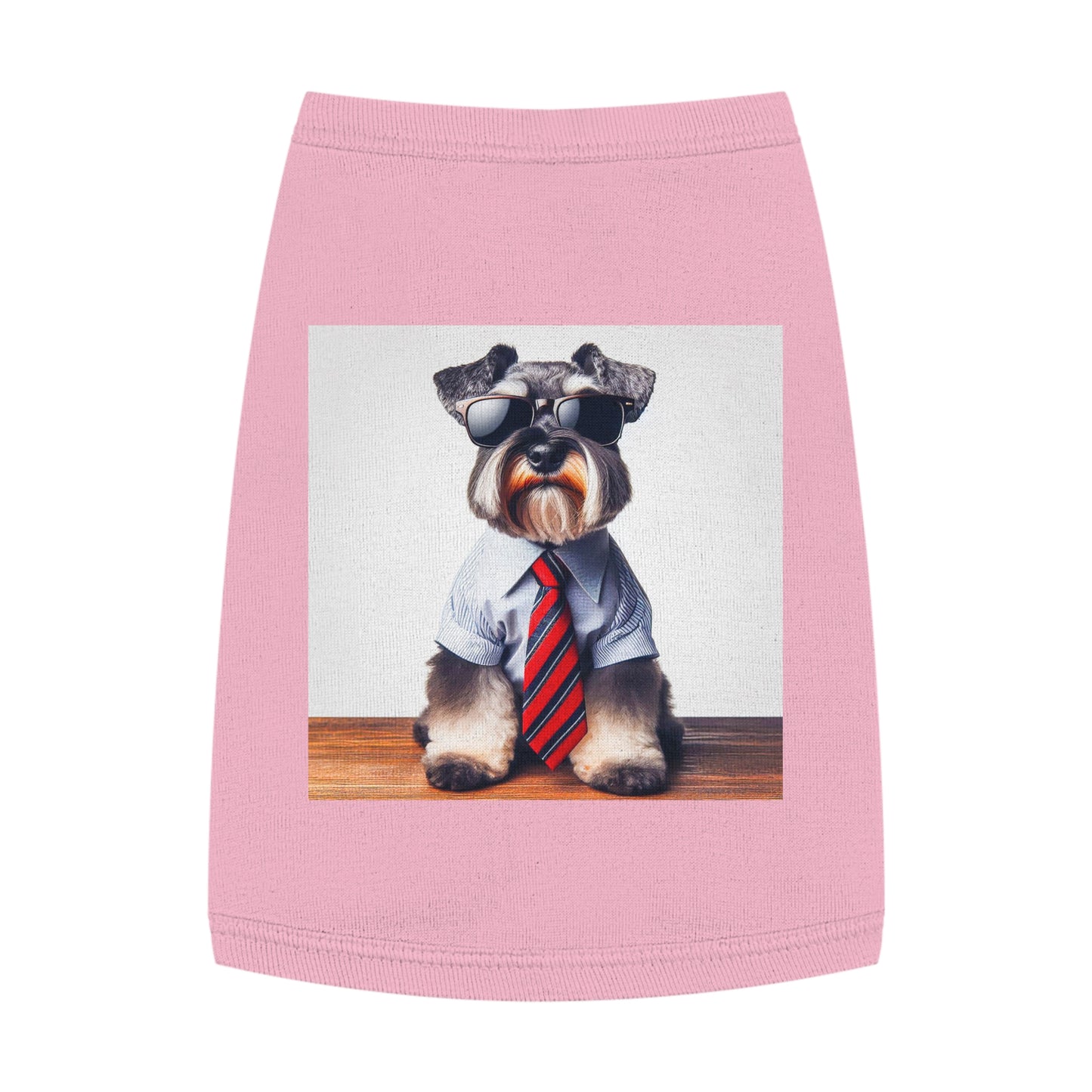 Pet Tank Top Miniature Schnauzer Pets Printify M Pink 