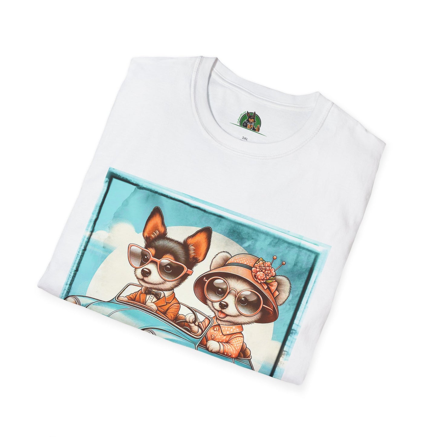 Wacky Rat Terrier T-Shirt T-Shirt Printify   