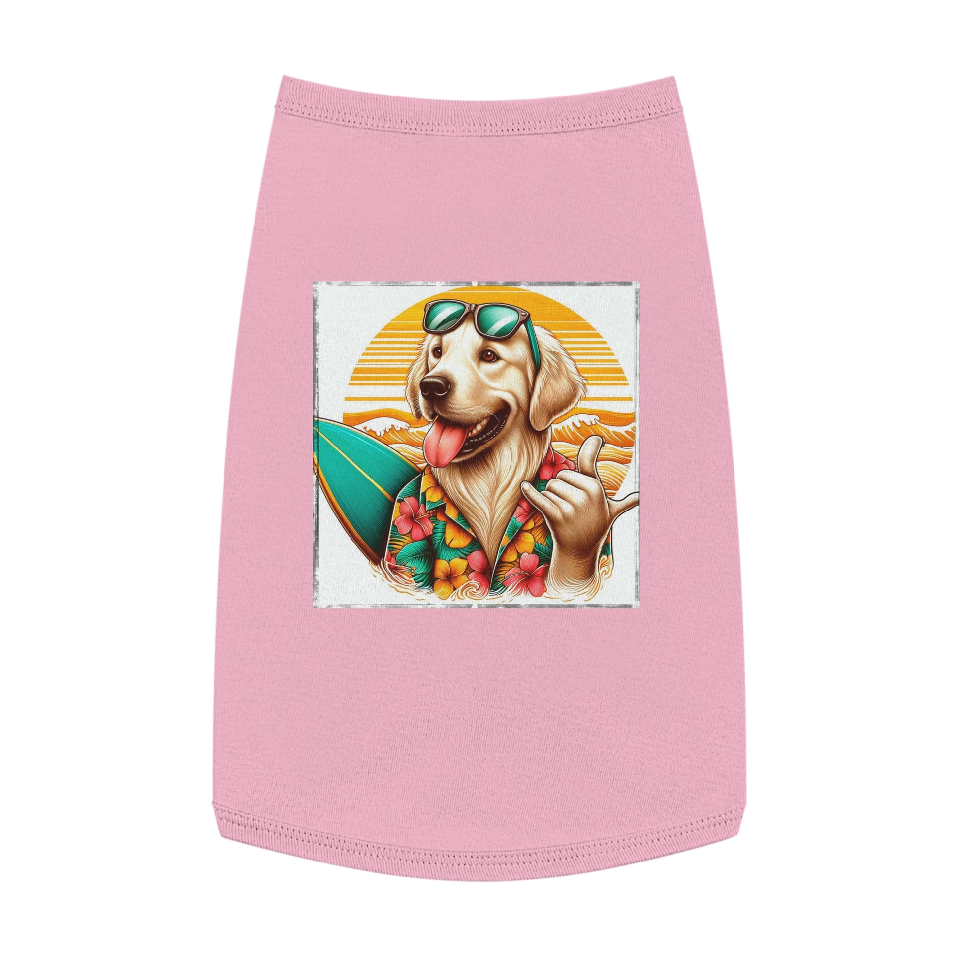 Golden Retriever pet tank top Pets Printify   