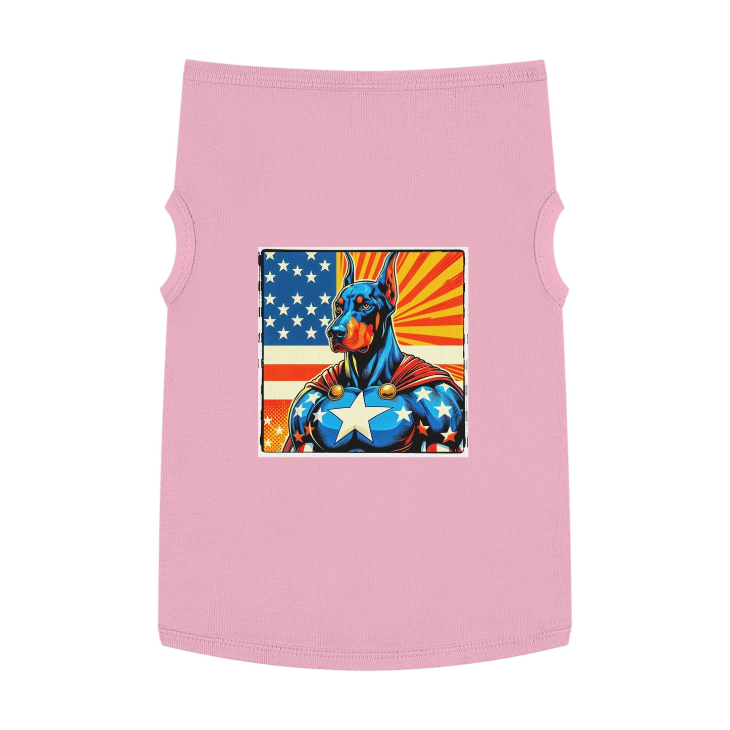 Pet Tank Top Doberman Pets Printify XL Pink 