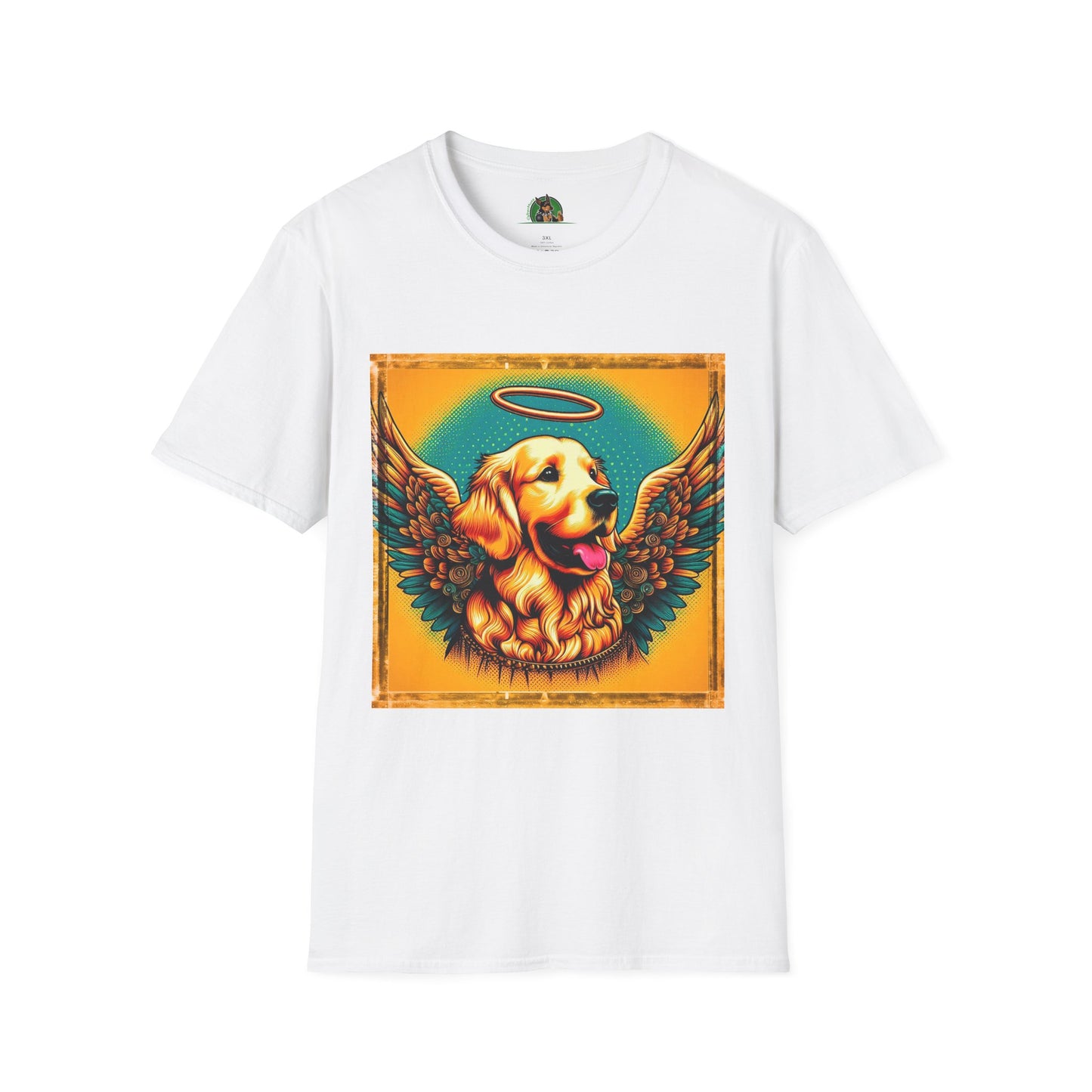 Golden Retriever T-Shirt Printify XS White