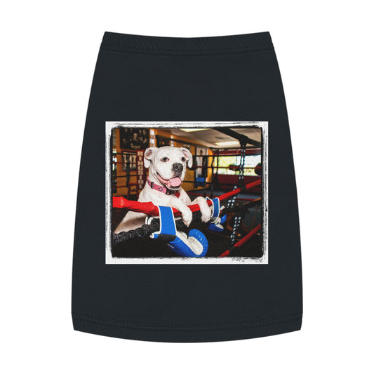 Pet Tank Top Boxer Pets Printify M Black 