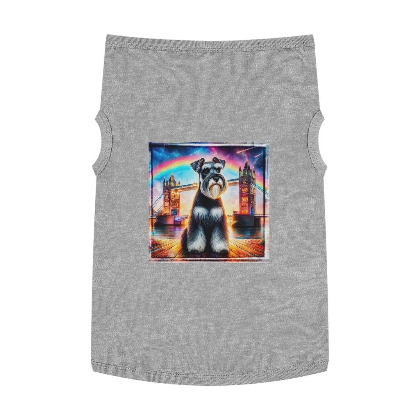 Pet Tank Top Miniature Schnauzer Pets Printify XL Heather 