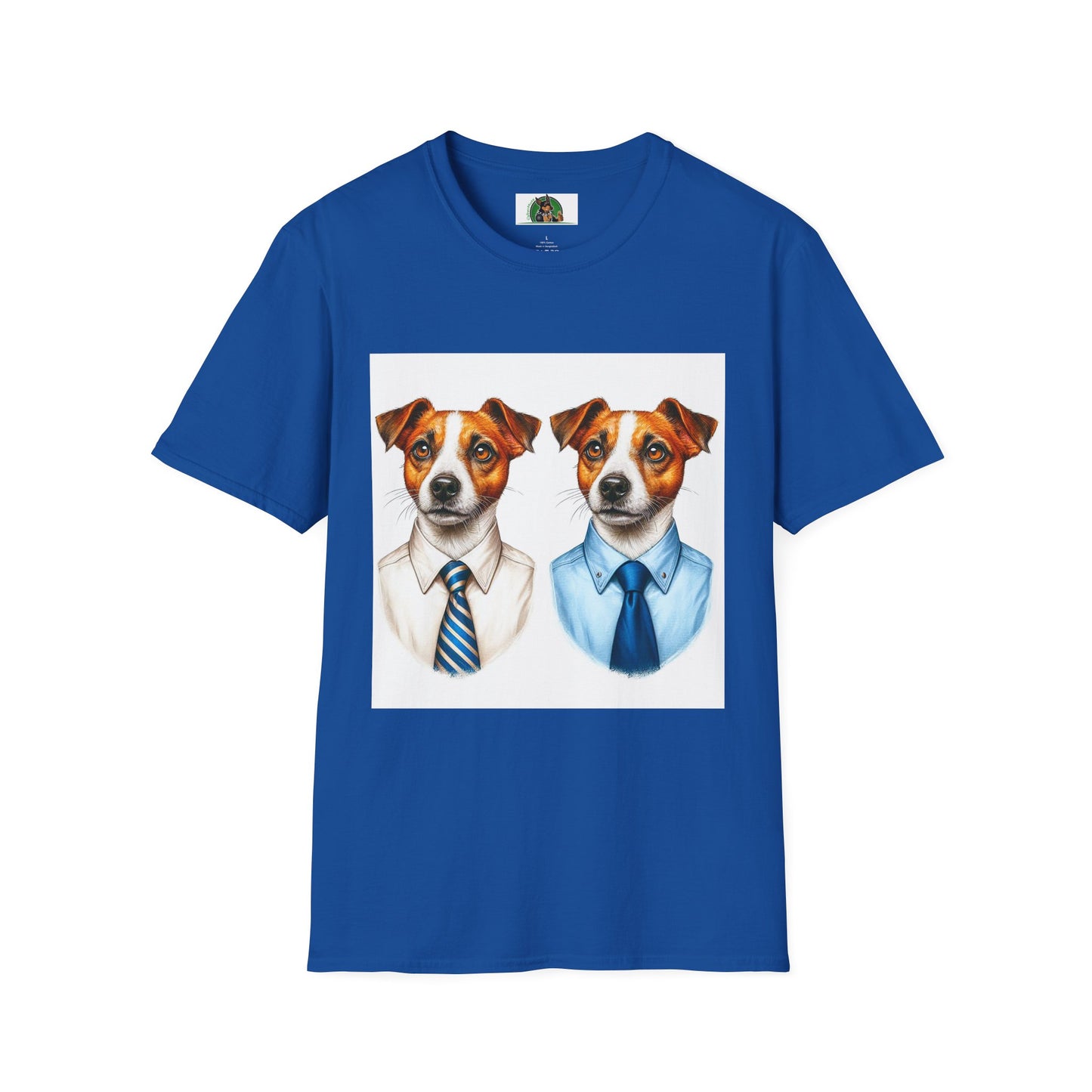Jack Russell Business Buddies T-Shirt Printify S Royal