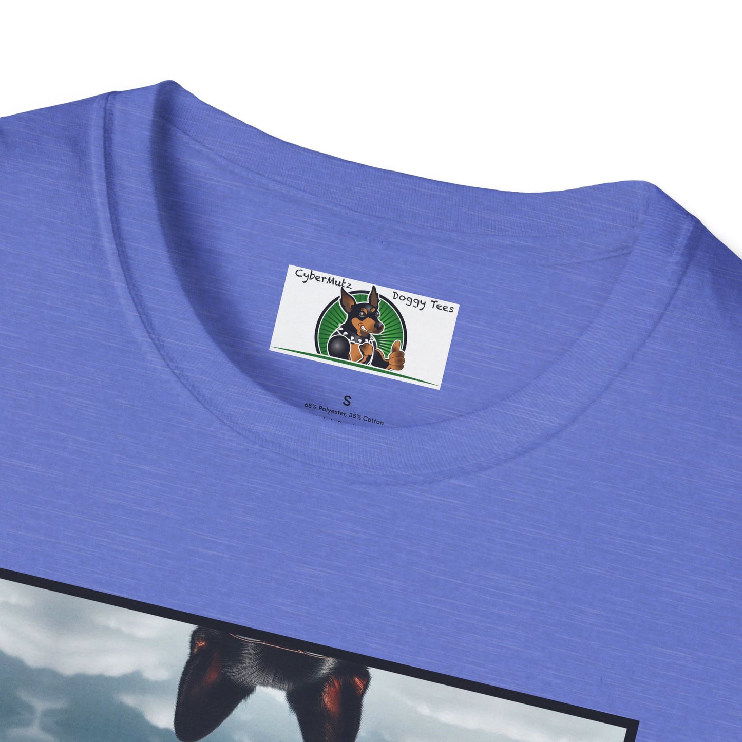 German Shepherd Agent Dog  Unisex Softstyle T-Shirt