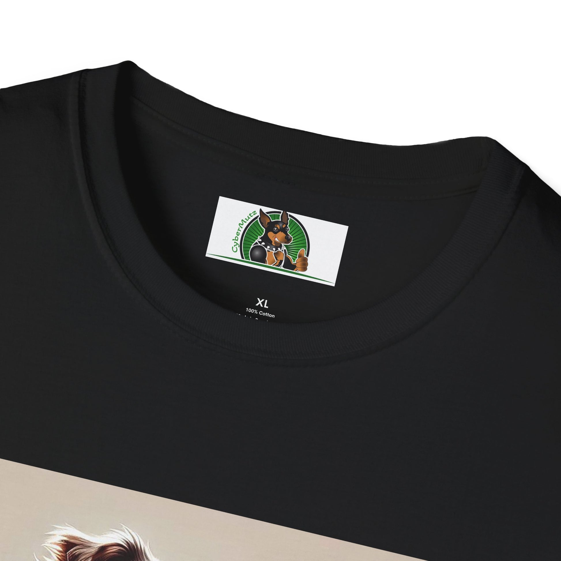 Dog Lover T-Shirt - Dancing Dog Australian Shepherd T-Shirt Printify