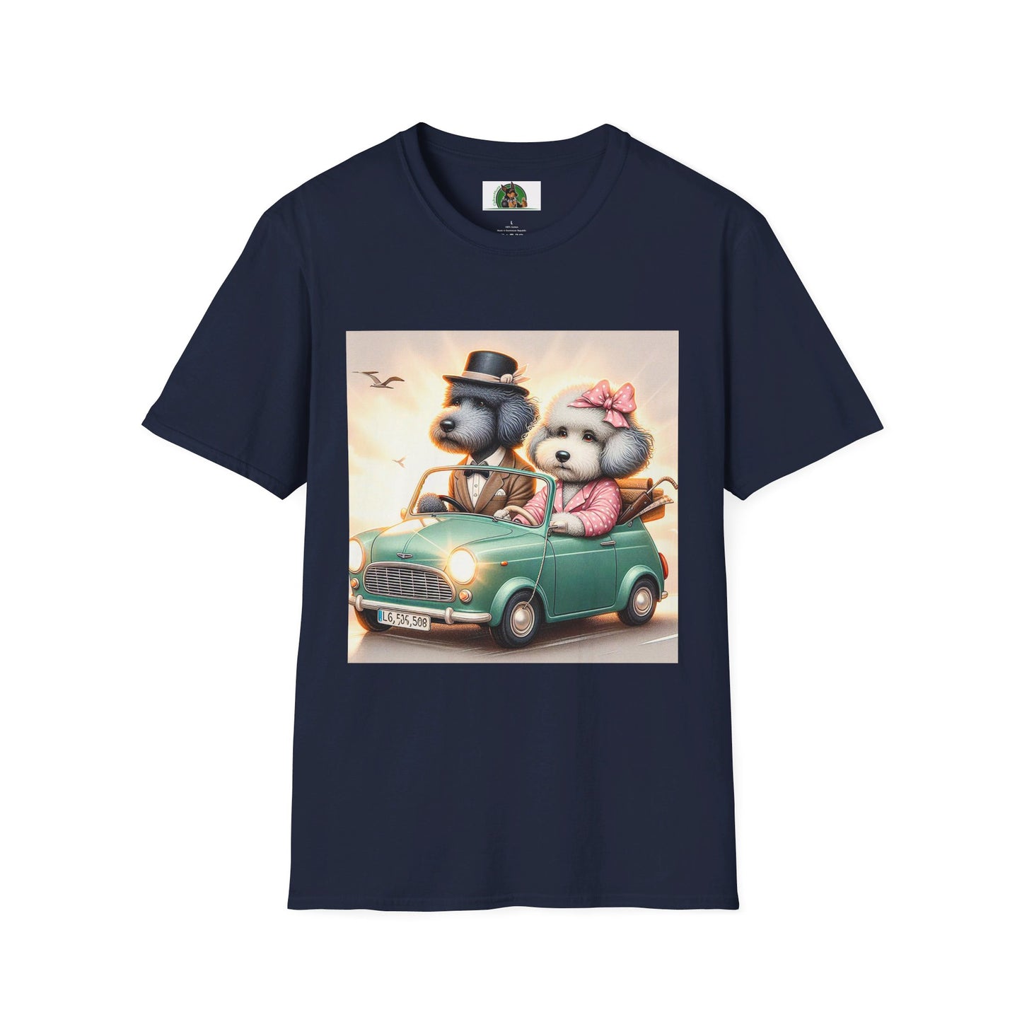 Wacky Shepadoodle T-Shirt Printify S Navy 