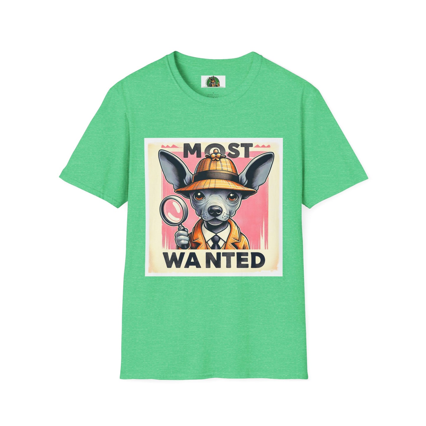 Wacky Mexican Hairless Dog T-Shirt Printify S Heather Irish Green 