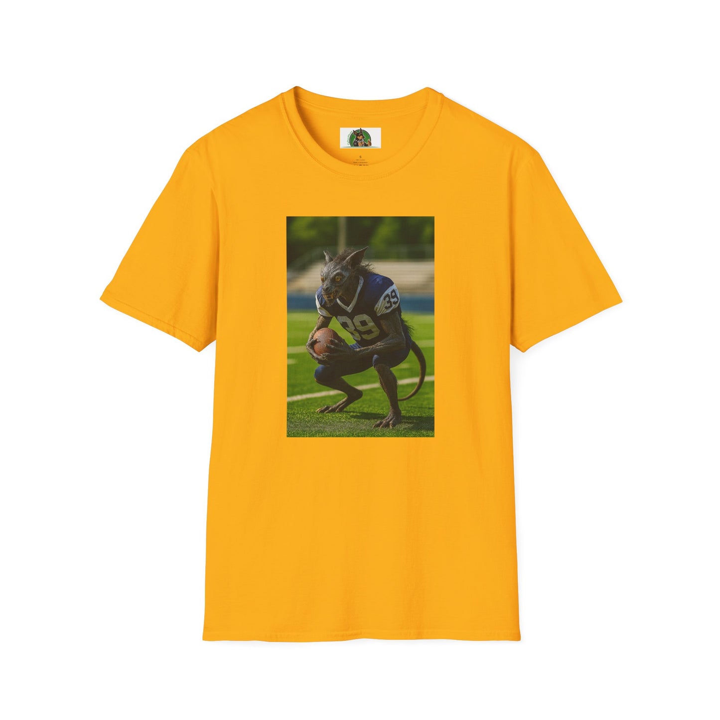 Chupacabra Sports T-Shirt Football T-Shirt Printify Gold S