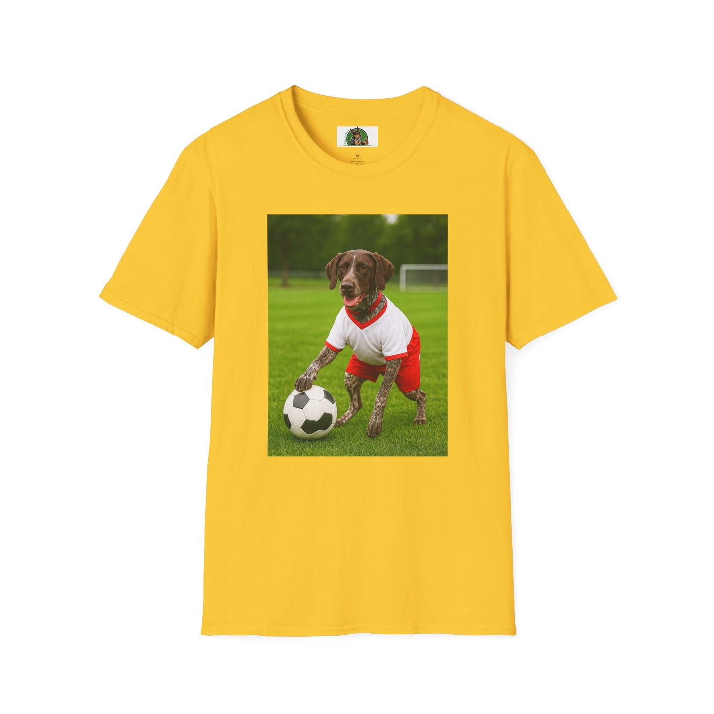Soccer Sports German Shorthair T-Shirt T-Shirt Printify Daisy S