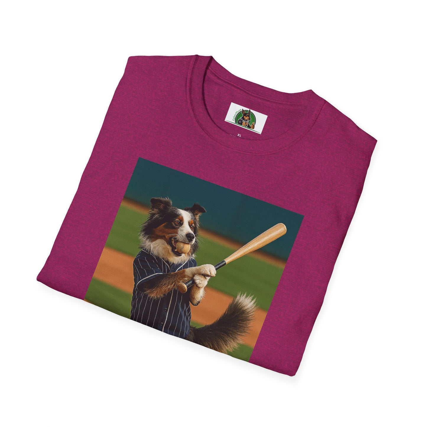 Sports Baseball Australian Shepherd Unisex T-Shirt