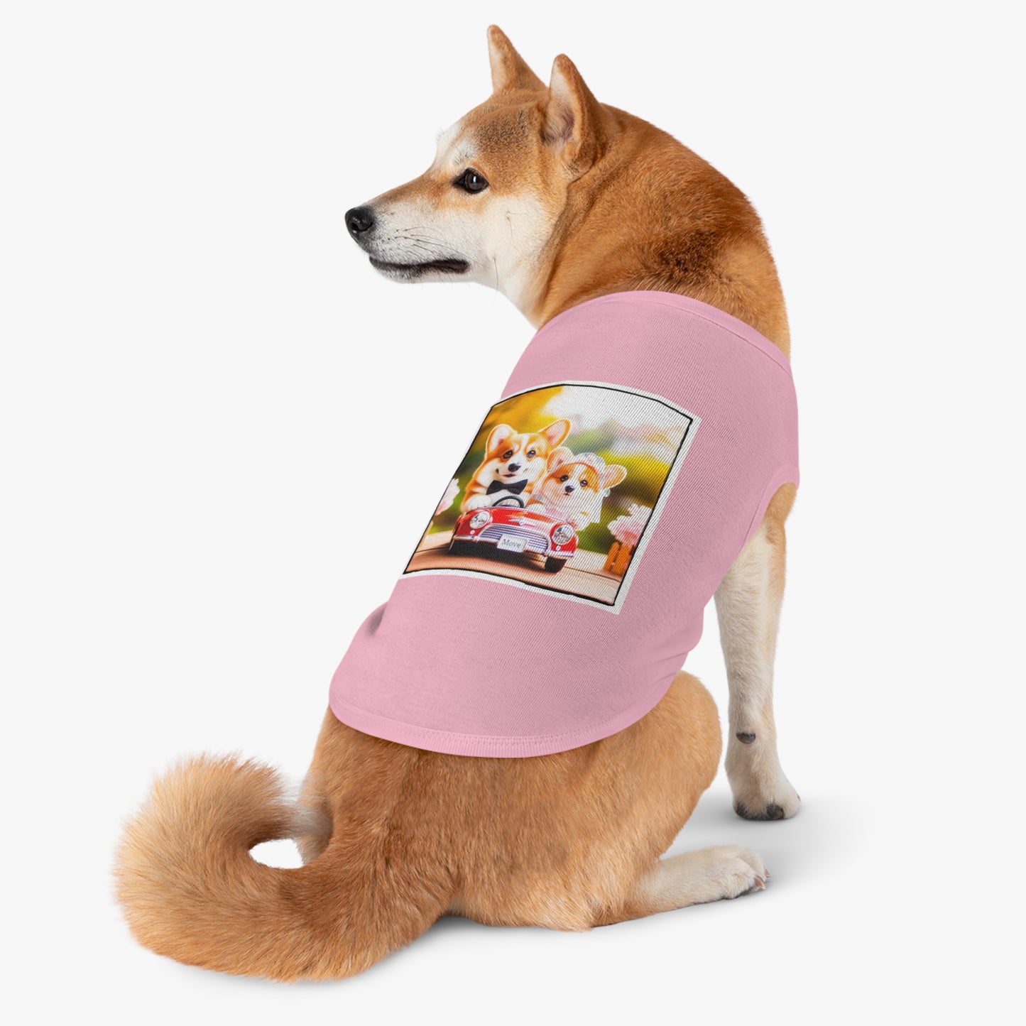 Wacky Pet Tank Top Pembroke Welsh Corgi Pets Printify   