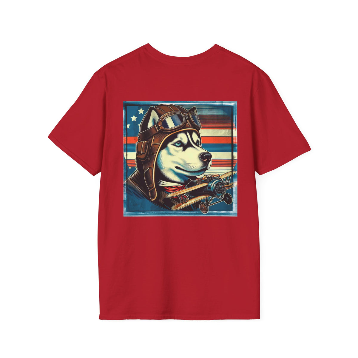Husky hero shirt Back Design