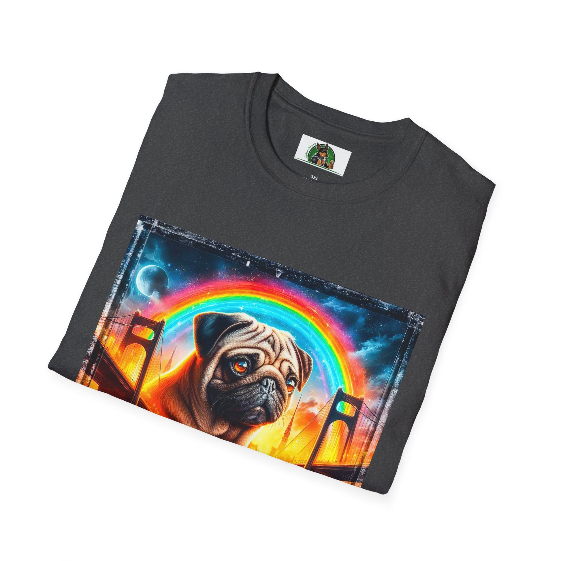 Pugs T-Shirt Printify   