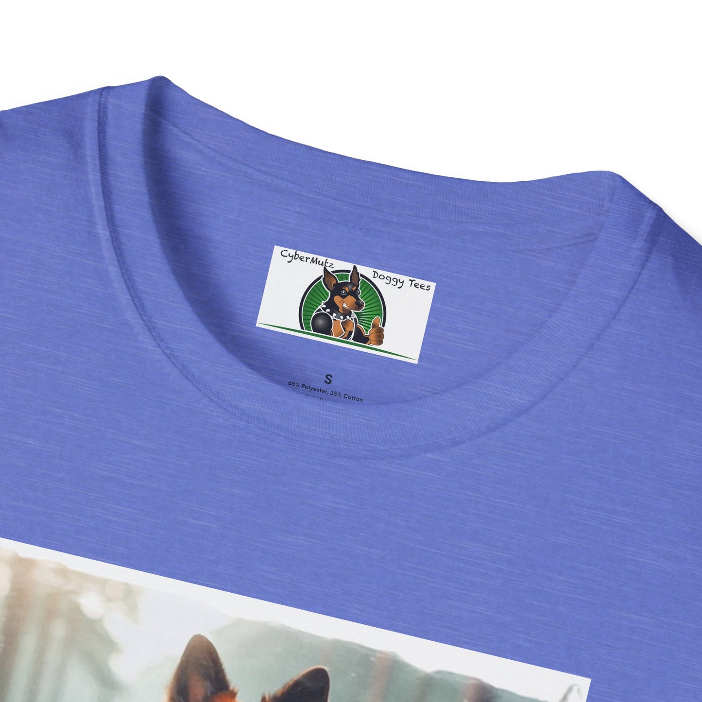 Zen German Shepherd Unisex Softstyle T-Shirt