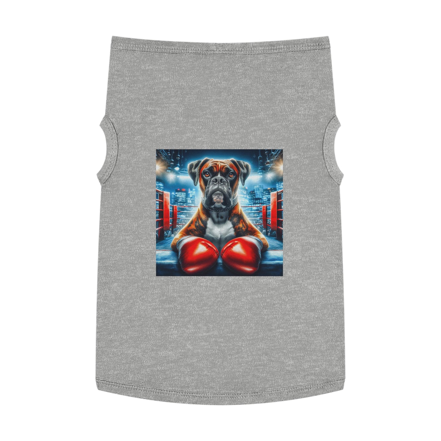 Pet Tank Top Boxer Dog Ready To Box Pets Printify XL Heather 