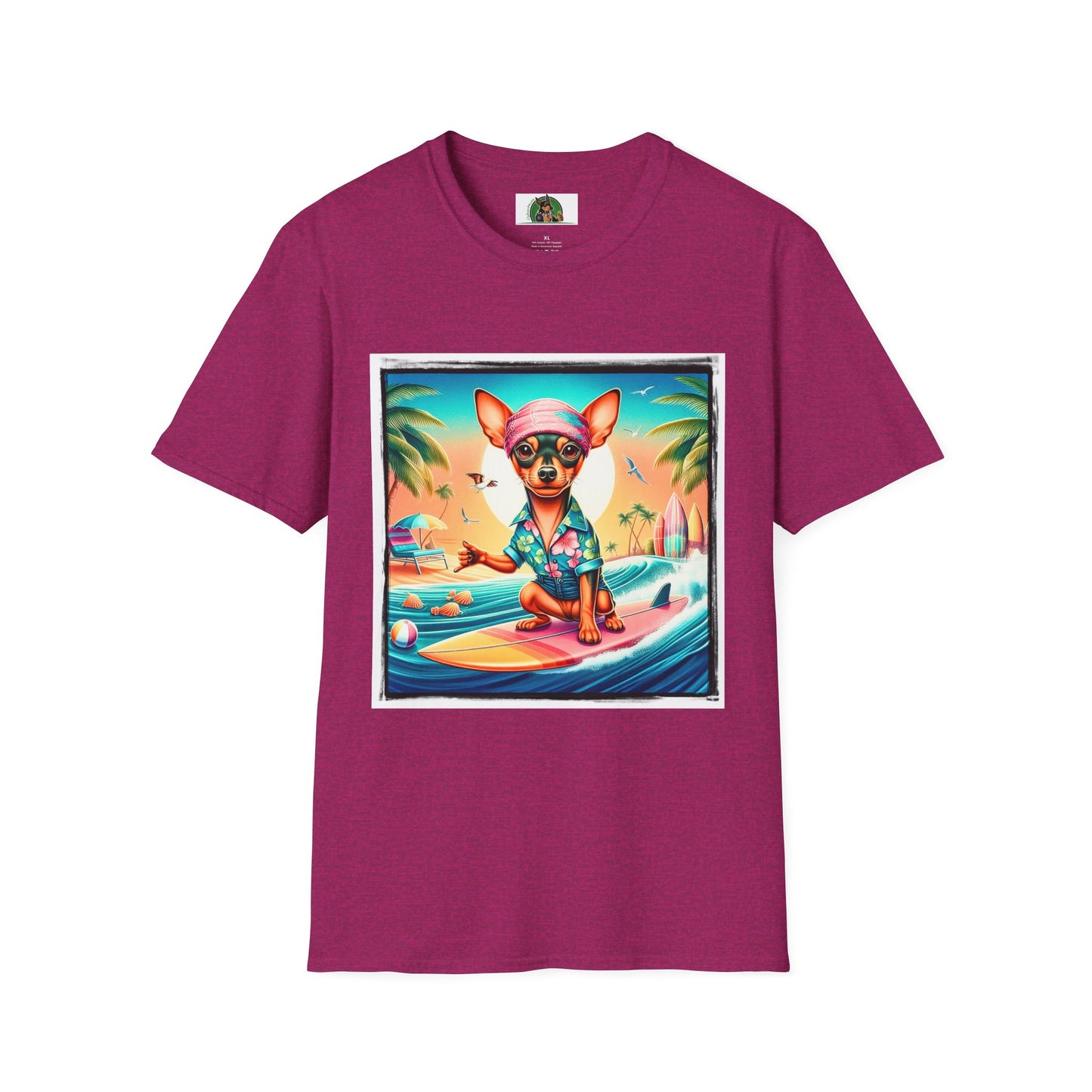 Min Pin T-Shirt T-Shirt Printify S Antique Heliconia 