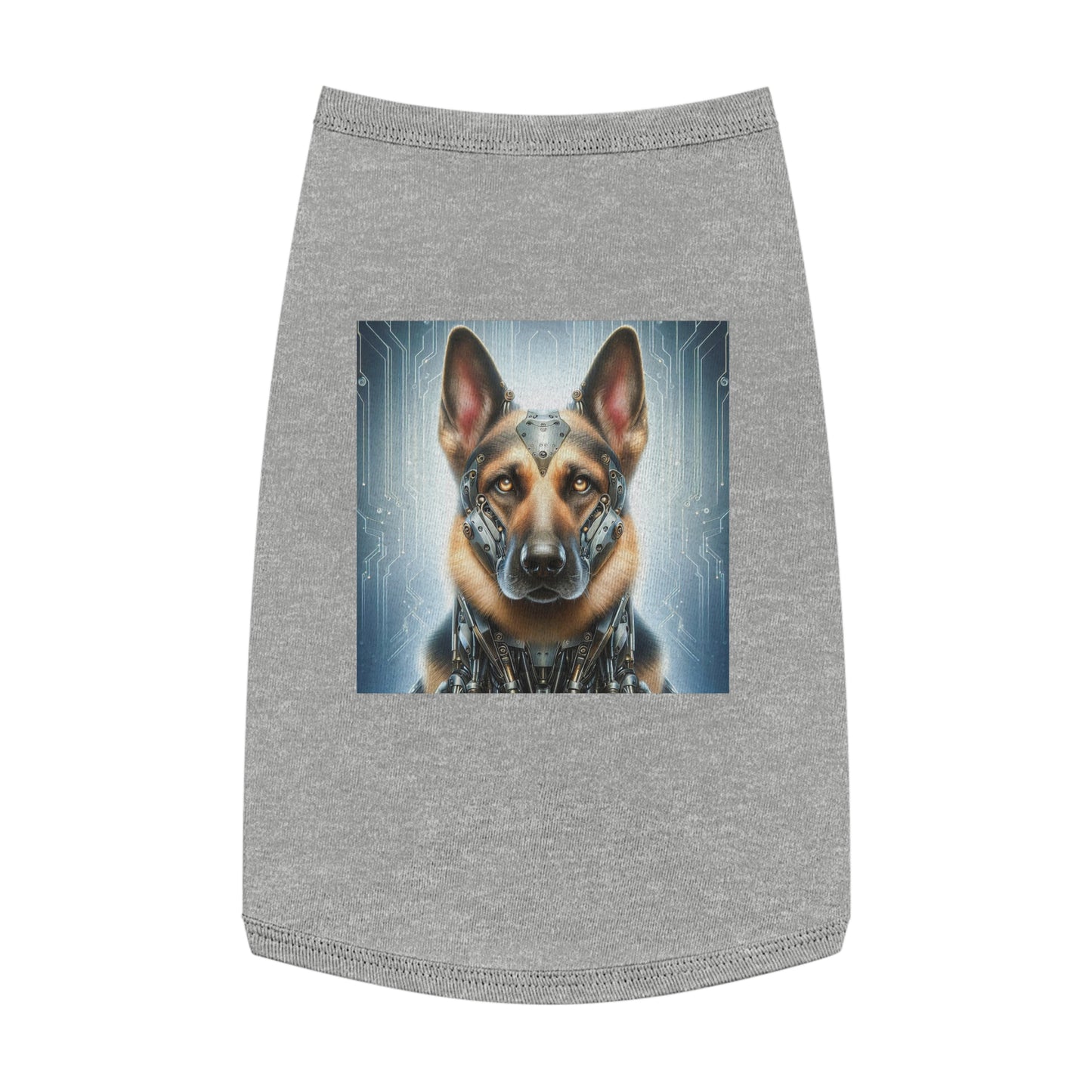 Pet Tank Top German Shepherd Pets Printify L Heather 