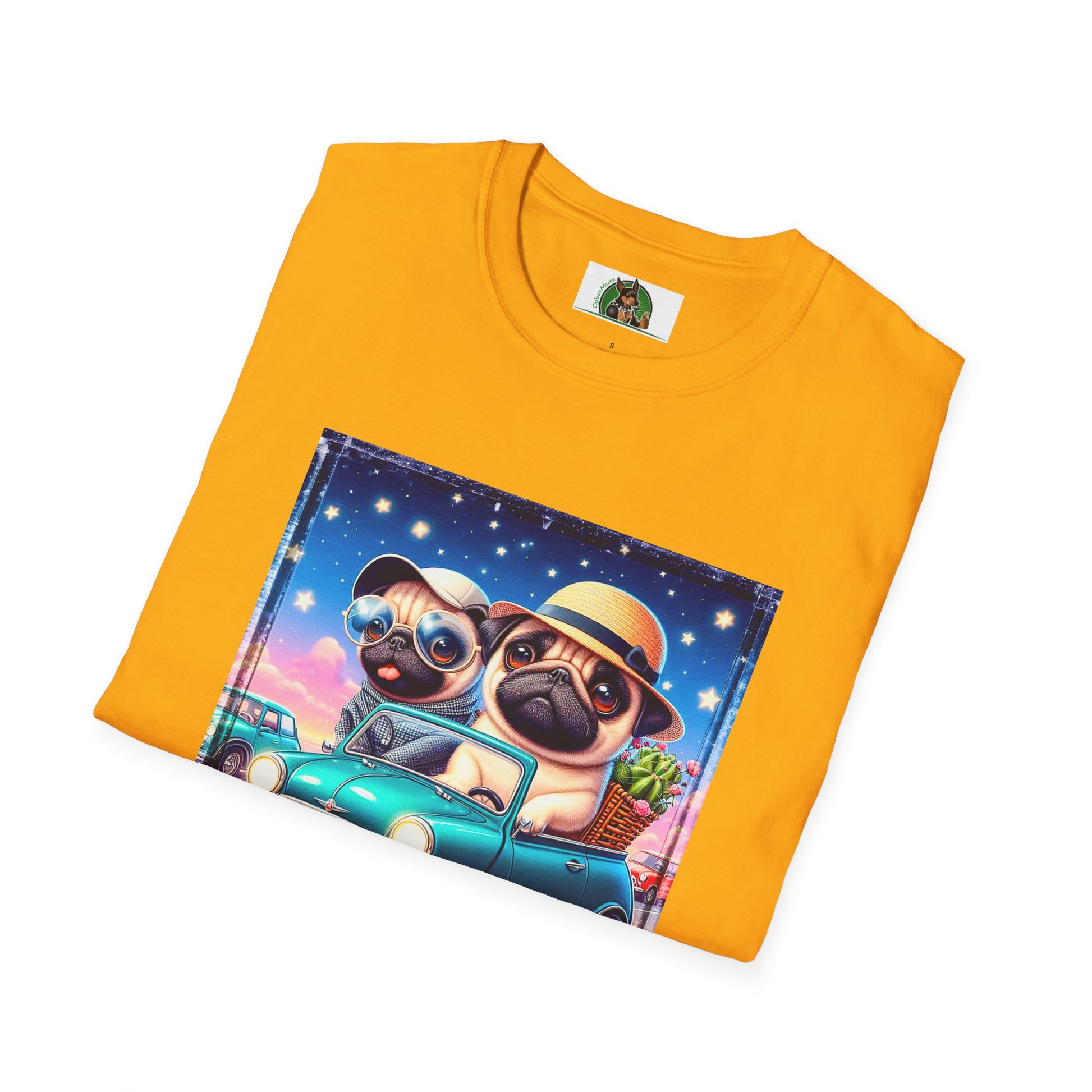 Wacky Pugs T-Shirt Printify   