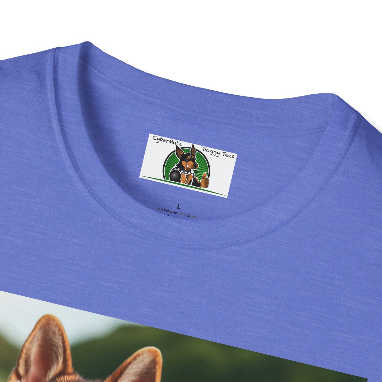 German Shepherd in a Wacky Little Car T-Shirt Printify   