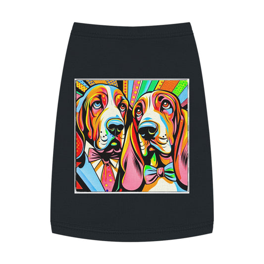 Pet Tank Top Basset Hound Pets Printify M Black