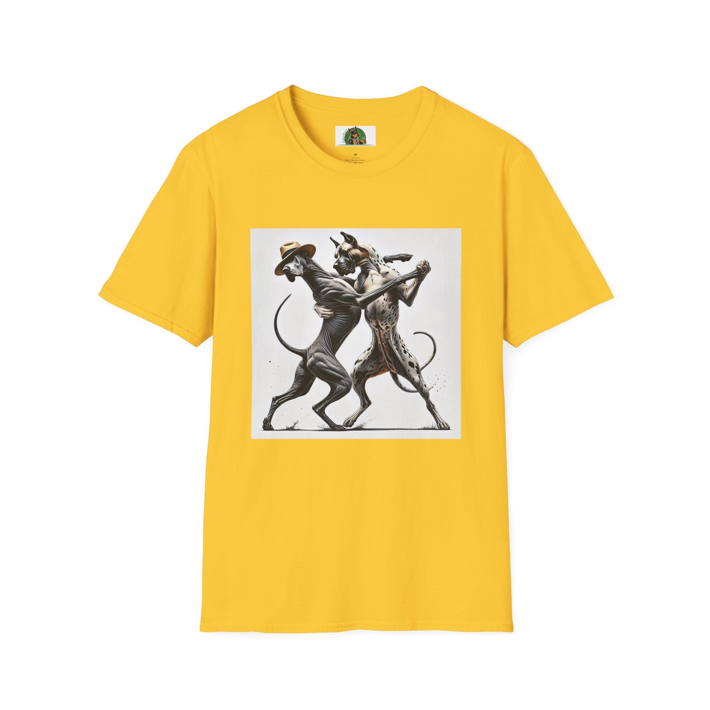 Dancing Great Danes T-Shirt T-Shirt Printify S Daisy