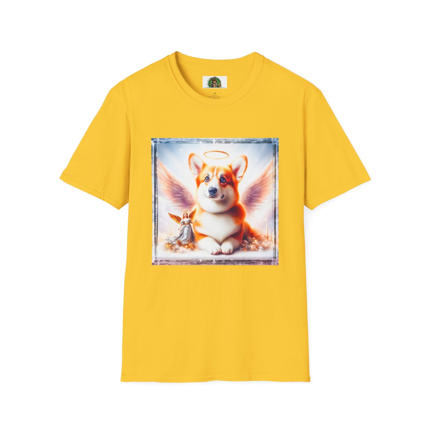 Pembroke Welsh Corgi heaven and clouds T-Shirt Printify S Daisy