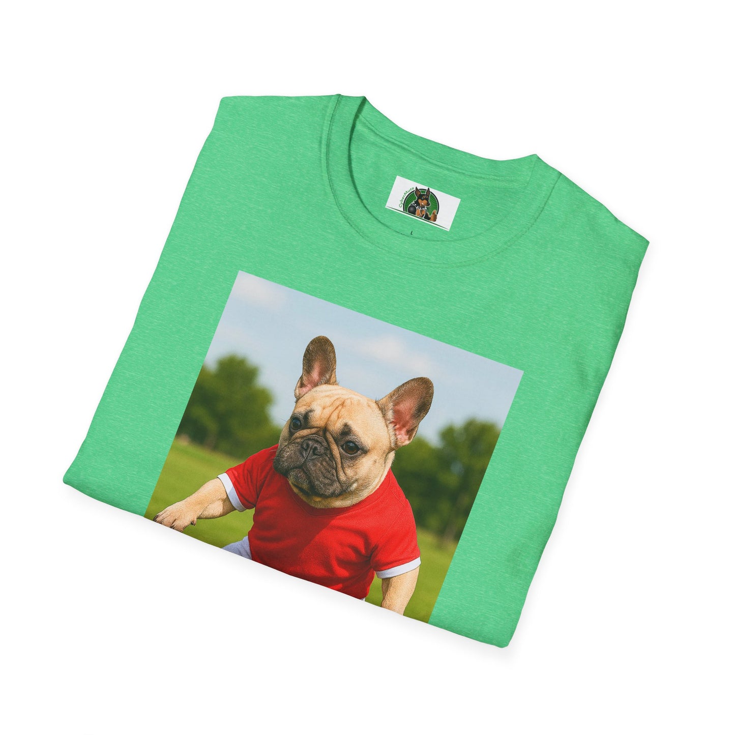 Sports Soccer French Bulldog T-Shirt