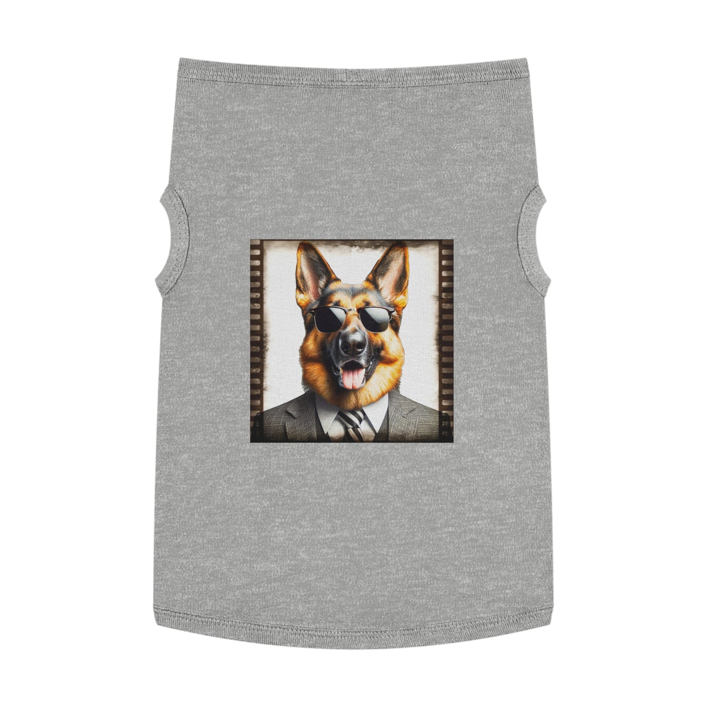 Pet Tank Top German Shepherd Pets Printify XL Heather 