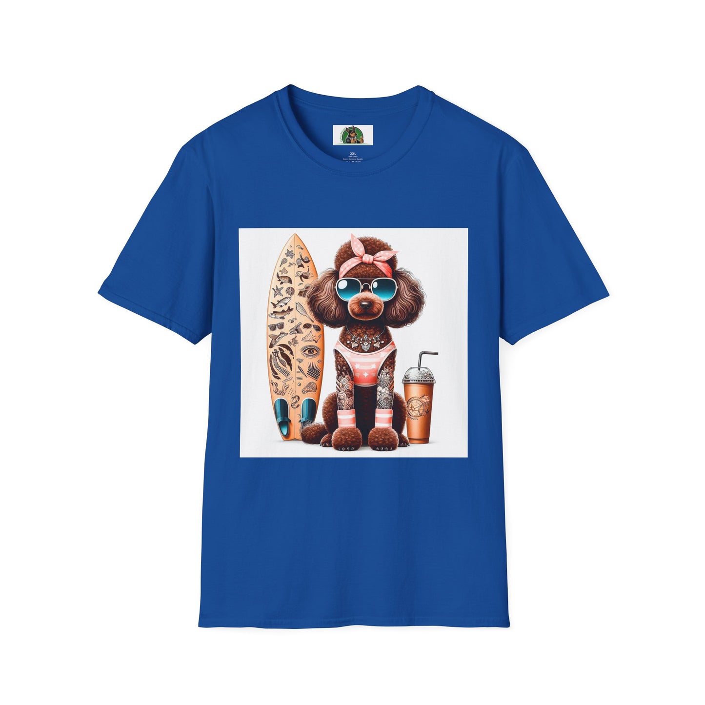 Poodle T-Shirt Printify XS Royal