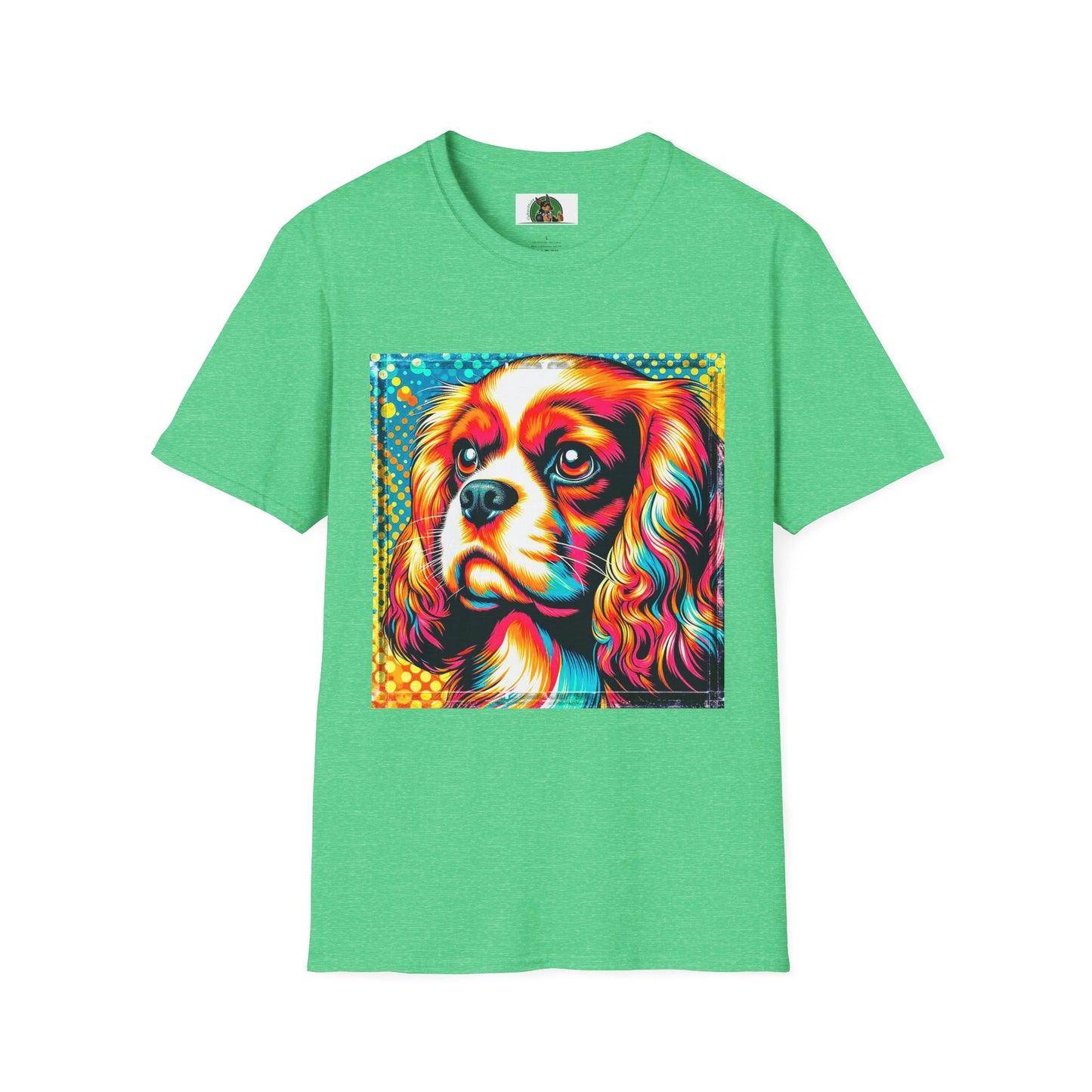 Cavalier King Charles Spaniel T-Shirt Printify S Heather Irish Green