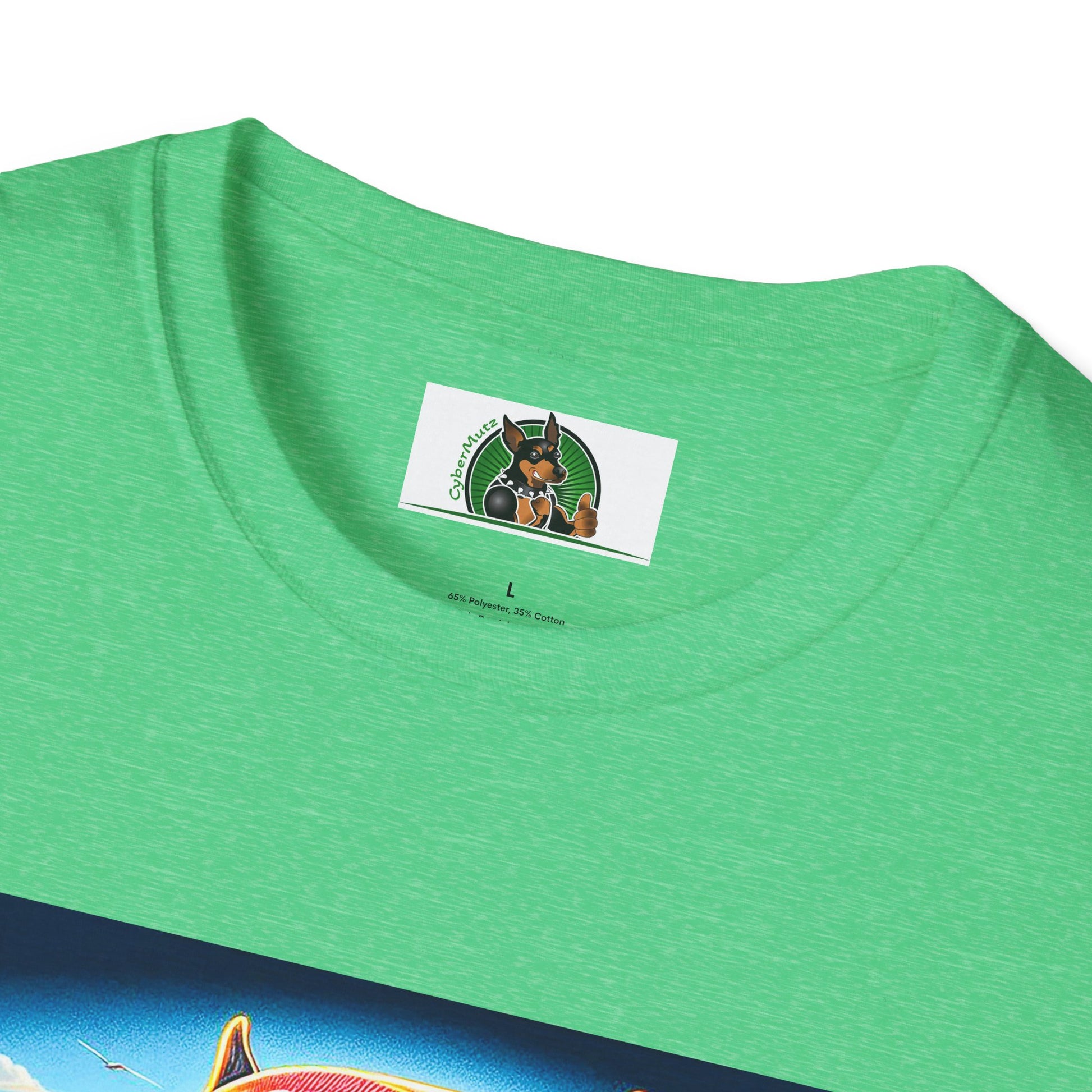 Pit Bull doggie surfer shirt T-Shirt Printify