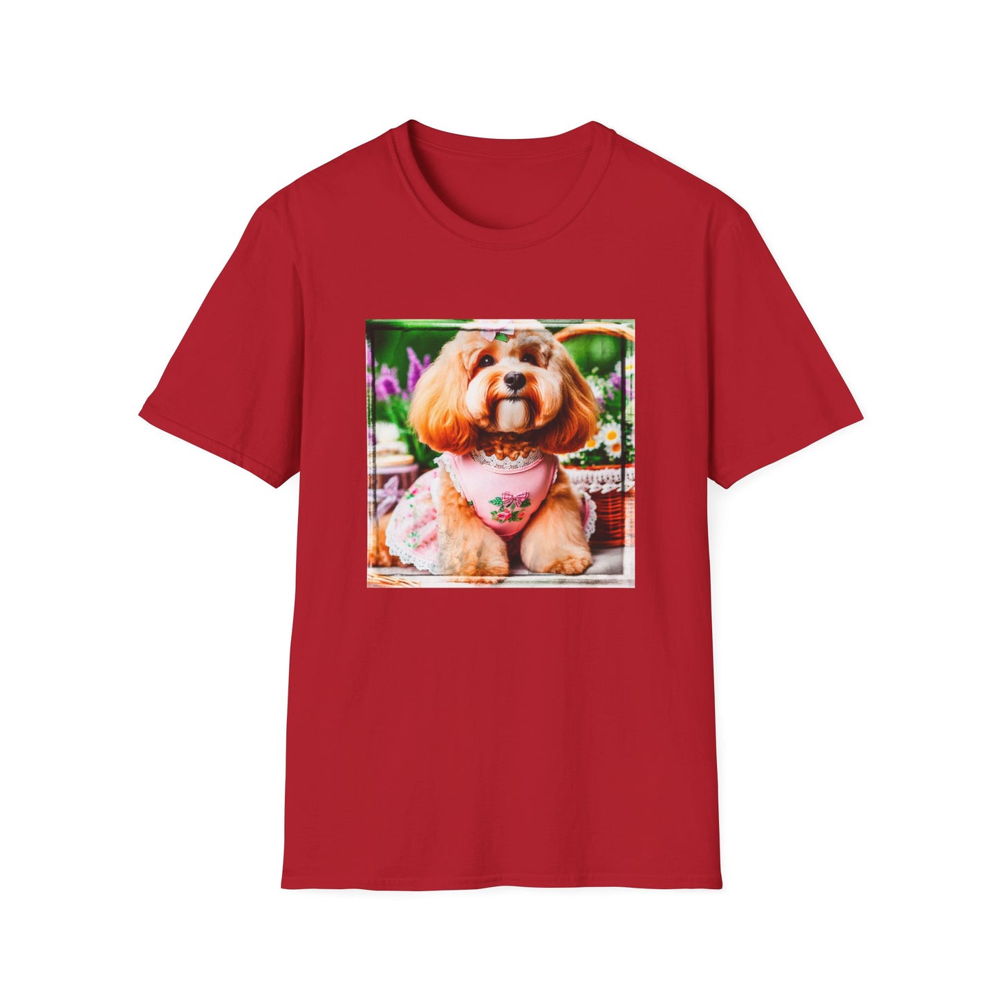 CockerPoo T-Shirt Printify S Cherry Red