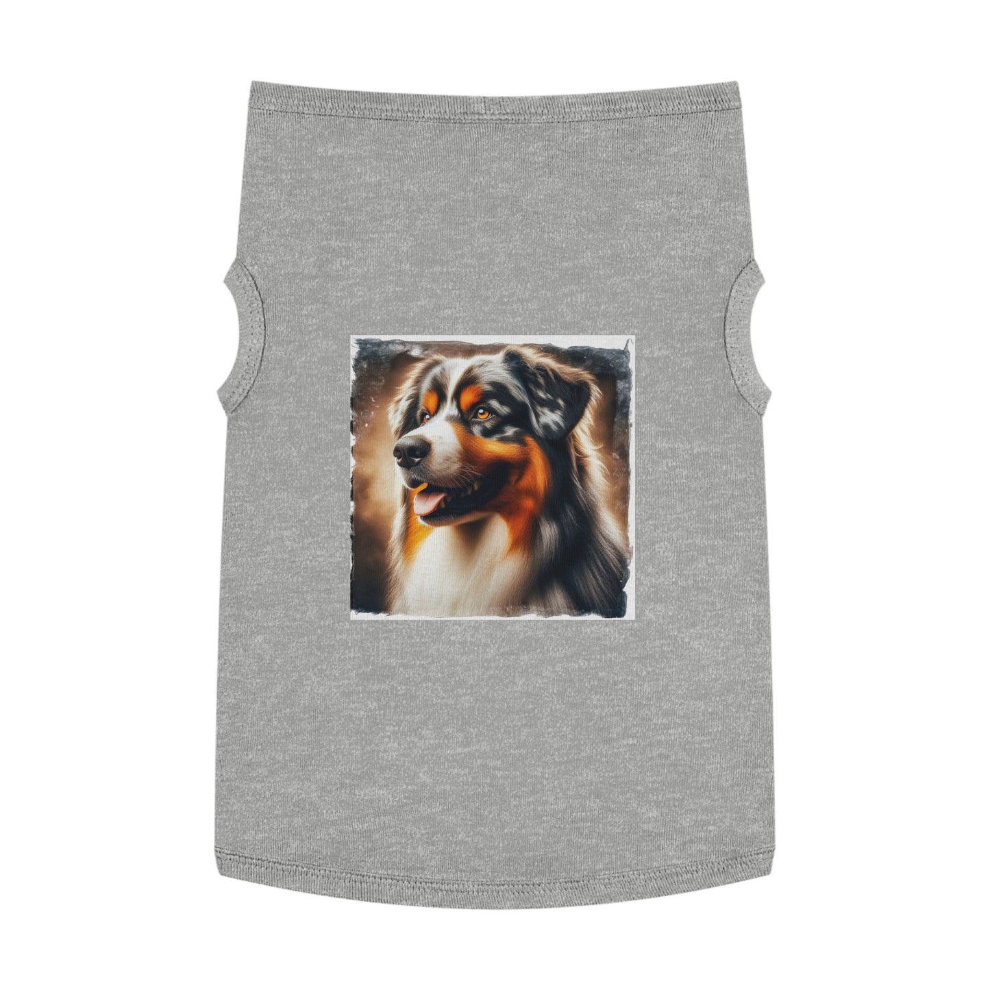 Pet Tank Top Australian Shepherd Pets Printify XL Heather 