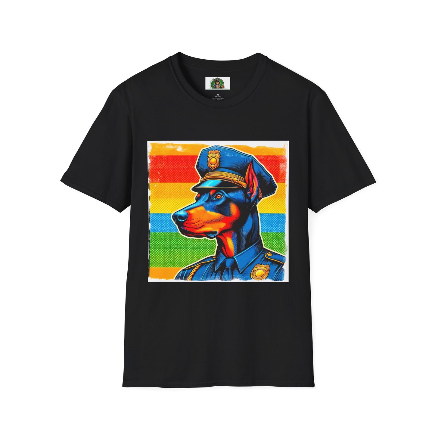 Doberman T-Shirt Printify XS Black 