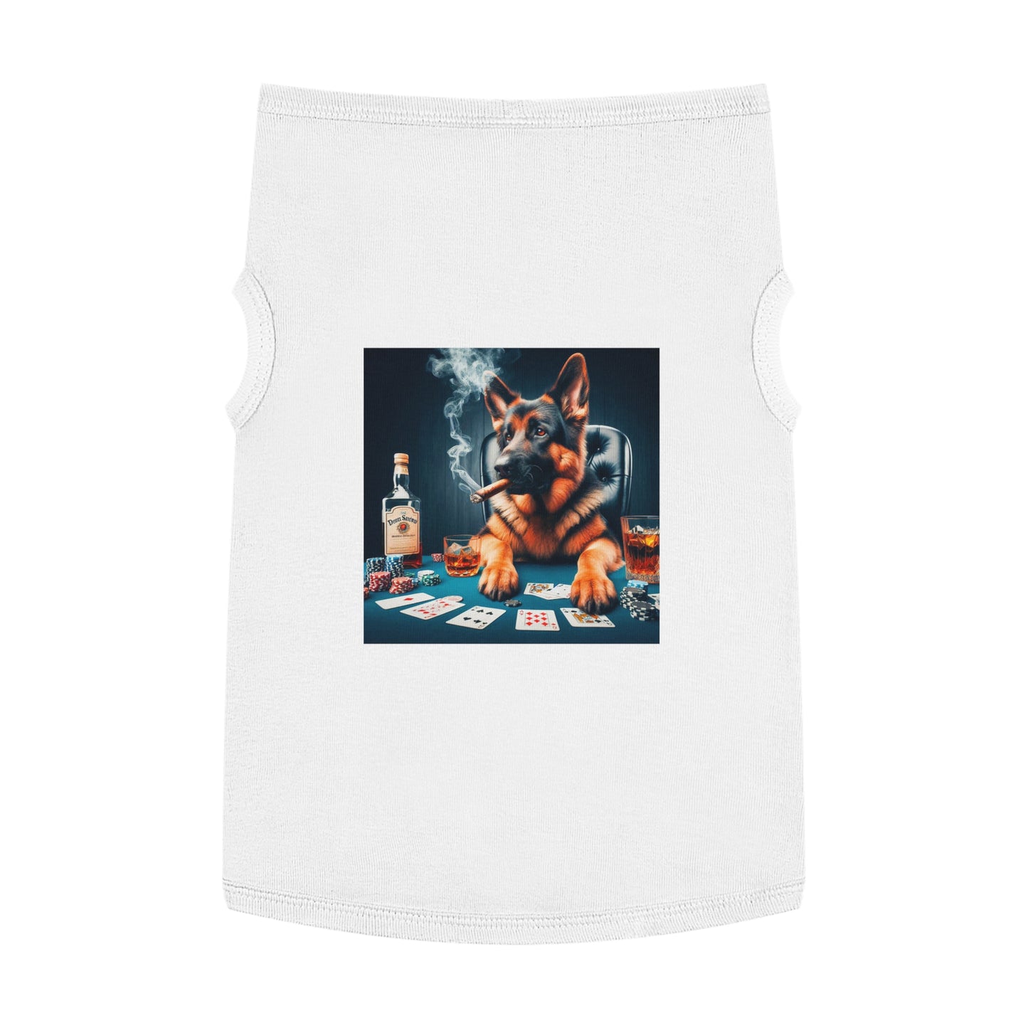 Pet Tank Top German Shepherd Pets Printify XL White