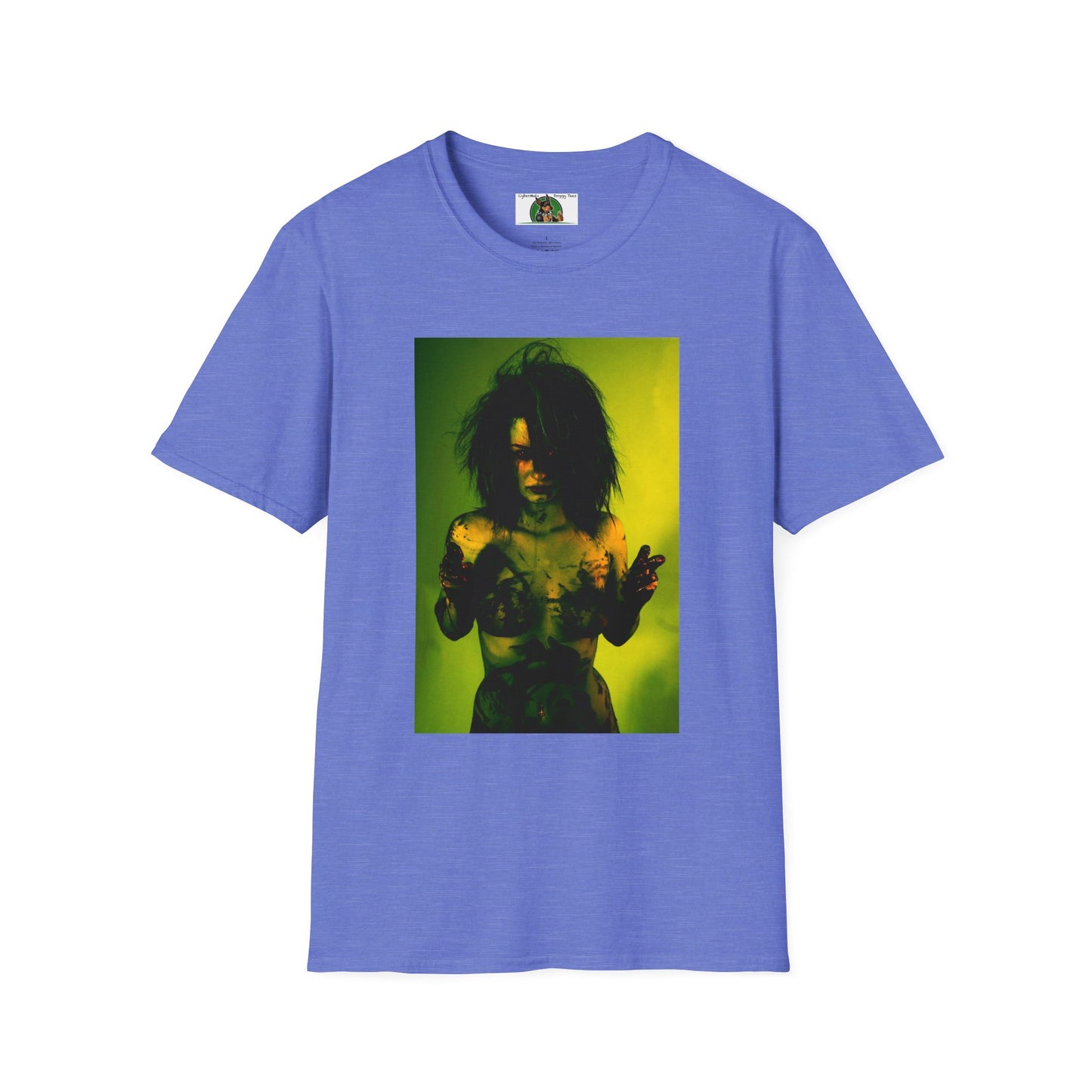 Mis·cel·la·ne·ous Crazy Girl T-Shirt Printify S Heather Royal 