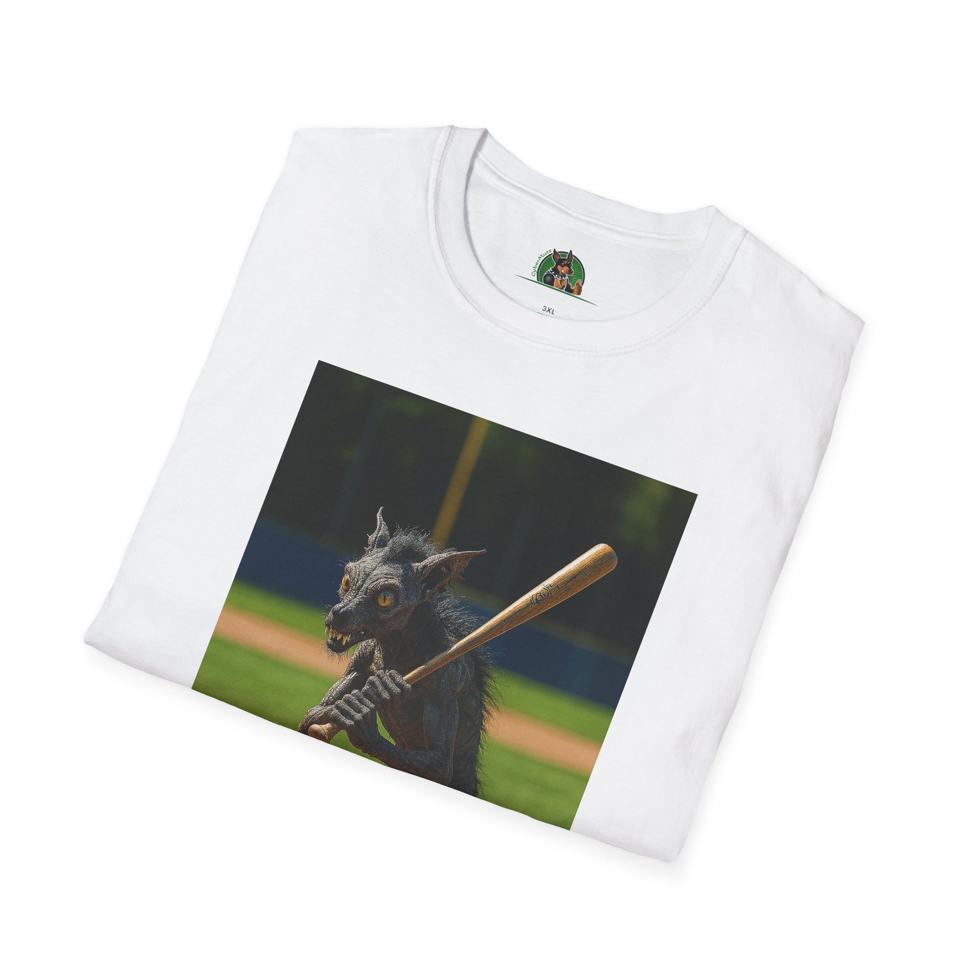 Sports Chupacabra Baseball Tee T-Shirt Printify
