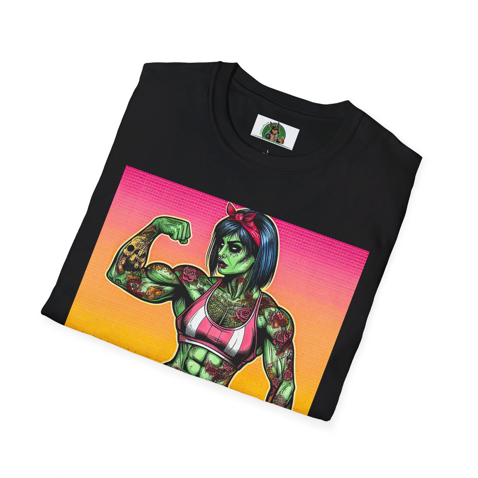 Zombie Girl T-Shirt Printify   