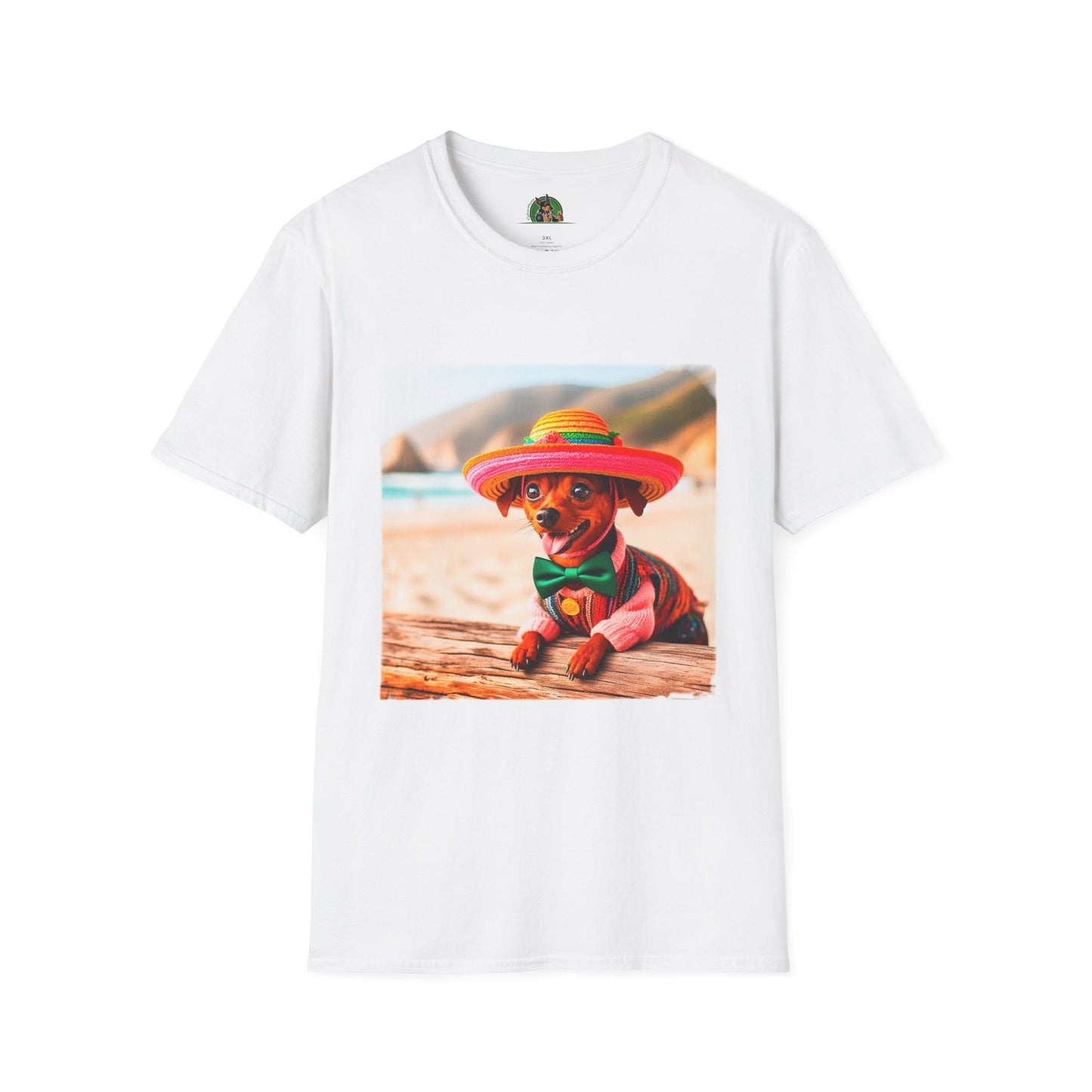 Min Pin T-Shirt T-Shirt Printify XS White 