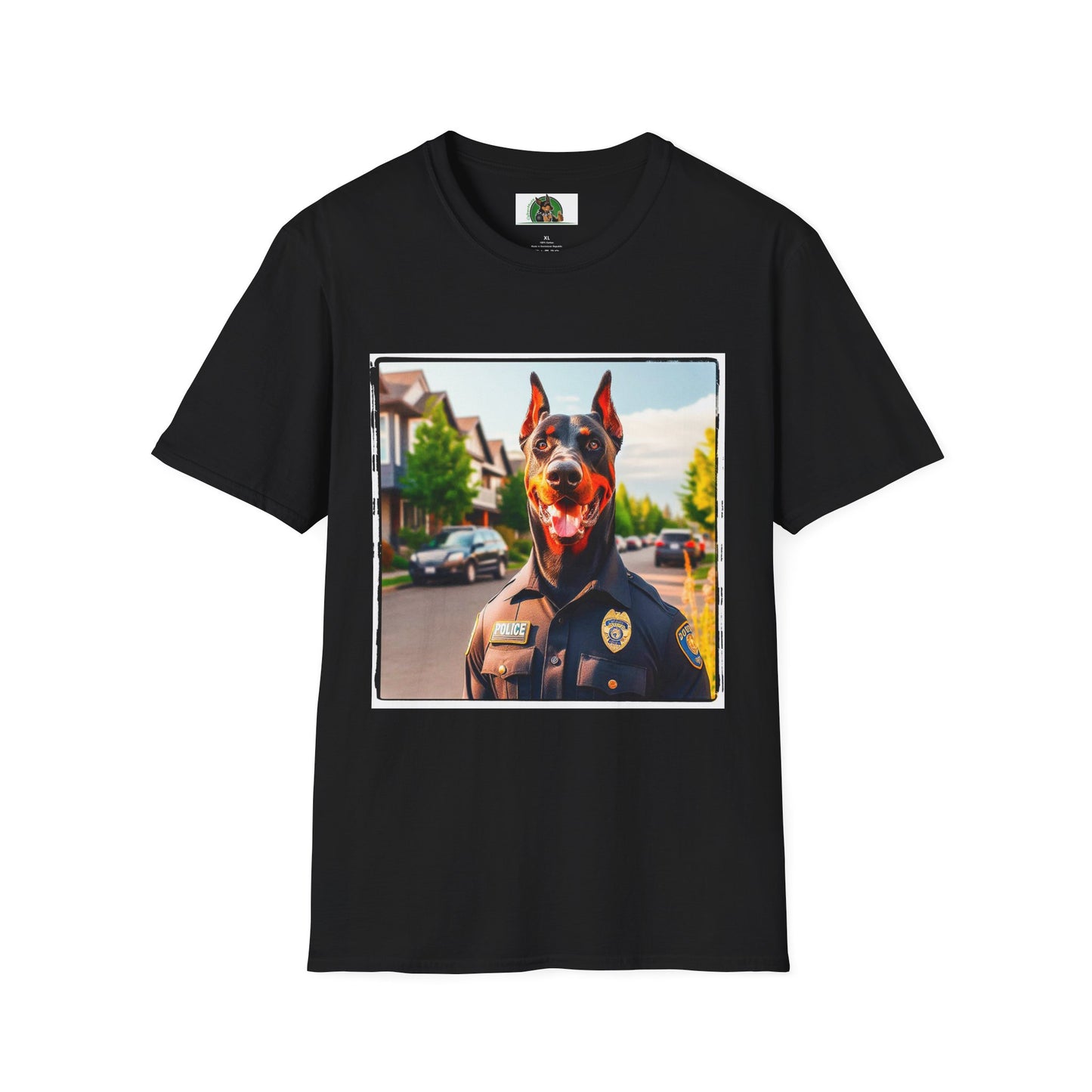 Doberman T-Shirt Printify XS Black 