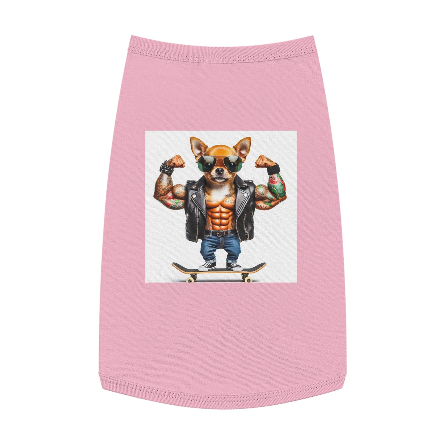 Pet Tank Top Chihuahua Pets Printify L Pink